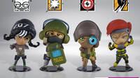 GAME venderá en exclusiva las nuevas figuras 'SD' de Rainbow Six Siege