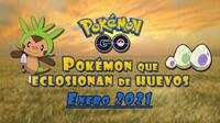Pokmon Go: Qu Pokmon aparecen en huevos de 2, 5, 7, 10 y 12 km (enero 2021)