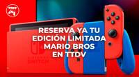 TTDV abre las reservas de la edición Mario de Nintendo Switch en rojo y azul