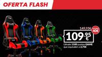 GAME y su oferta flash: Silla GAME Racing Pro GT310 por 109,95 euros