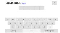 Absurdle, un imitador de Wordle que cambia la palabra secreta con cada intento