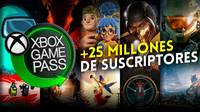 Xbox Game Pass tiene ms 25 millones de suscriptores
