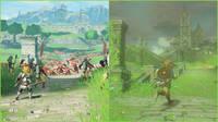 Los desarrolladores de Hyrule Warriors lo pasaron mal por la hierba de Breath of the Wild
