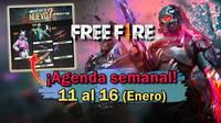 FREE FIRE | Agenda semanal del 11 al 16 de enero: Ventisca Mortal y Ruleta Mágica