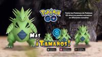 Pokmon GO aade los nuevos tamaos XXS y XXL para Tyranitar y todos los Pokmon