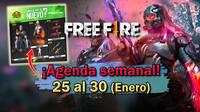 FREE FIRE | Agenda semanal del 25 al 30 de enero: Aspecto Cobra y Evo MP40