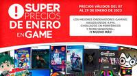 Las ofertas Super Precios de Enero en GAME traen promociones en juegos, periféricos y mucho más