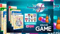 Reserva Tales of Graces f Remastered en GAME y llvate un set de pegatinas exclusivo y un DLC de regalo