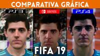 Comparativa gráfica: FIFA 19 en PS3, Nintendo Switch y PS4