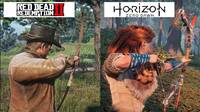 Comparan los gráficos de Horizon Zero Dawn con Red Dead Redemption 2