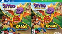 Habr un pack con las trilogas de Crash Bandicoot y Spyro