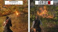 Comparativa gráfica entre Red Dead Redemption 2 y Assassin's Creed Odyssey