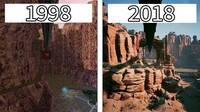 Comparan los gráficos de Half-Life desde 1998 a 2018