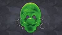 Hazte tu máscara de Luigi para Halloween... o más bien, del ectoplasmático Gomiluigi