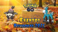 Pokémon GO: Eventos de noviembre 2021 - Fechas, horas, incursiones, shinys y más