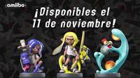 Nintendo anuncia tres nuevos amiibo para Splatoon 3 que llegarn el 11 de noviembre