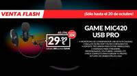 Consigue el micrófono GAME MIC 420 USB PRO por solo 29,99 euros en GAME