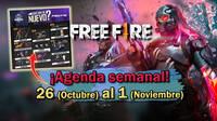 FREE FIRE | Agenda semanal del 26 de octubre al 1 de noviembre con Don Muerte