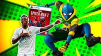 El futbolista Vinicius diseñará un traje para Spider-Man 2 y quiere que tenga los colores de Brasil