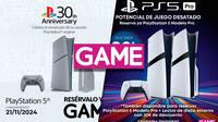 Hora exacta a la que podrás reservar PS5 Pro y PS5 Slim 30 Aniversario en GAME
