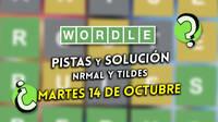 Wordle en espaol y tildes hoy martes 14 de octubre: Pistas y solucin a la palabra oculta