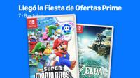 Nintendo baja el precio de las ediciones fsicas de sus juegos de Switch por el Prime Day de Amazon