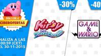 Kirby y Wario protagonizan las nuevas ofertas de Nintendo