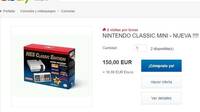 eBay anima a los poseedores de Nintendo Classic Mini a especular con ella