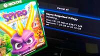 El disco de Spyro Reignited Trilogy en Xbox One necesita una descarga de 42 GB