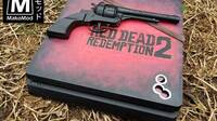 As es la increble PS4 personalizada con motivos de Red Dead Redemption 2