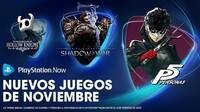 PlayStation Now: Persona 5, Sombras de Guerra y Hollow Knight ya disponibles