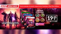 GAME y su oferta flash: Outriders Day One Edition con pines y DLC por 19,95 euros