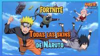 Fortnite: Ya disponibles las skins de Naruto, Sasuke, Sakura y Kakashi