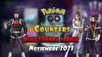 Pok�mon GO: C�mo vencer a Cliff, Sierra y Arlo - Mejores counters (noviembre 2021)