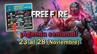 FREE FIRE | Agenda semanal del 23 al 28 de noviembre: Descuentos FFWS y Pase �lite