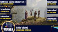 Baldur's Gate 3 barre en los Golden Joystick Awards al conseguir 7 premios