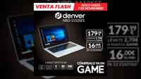 Consigue el portátil Denver NBD-11105ES con la Venta Flash GAME por sólo 179,99 euros