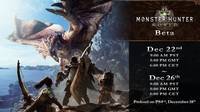 Monster Hunter World tendrá una beta abierta en PlayStation 4