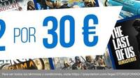 Empieza la promoción de 2 juegos por 30 euros en la PlayStation Store