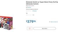 Walmart recoge en Canadá un pack de Switch y Super Mario Party