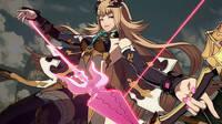 Metera muestra su habilidad con las flechas en la lucha de Granblue Fantasy Versus