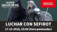 Sigue aqu la presentacin de Sefirot en Super Smash Bros. Ultimate a partir de las 23:00h