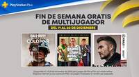 PS4 y PS5: Fin de semana de juego online PS Plus gratuito el 19 y 20 de diciembre