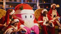 Fall Guys celebra la Navidad con un vídeo de imagen real y una skin de Papá Noel