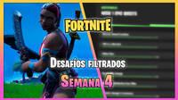 Fortnite: misiones y desafíos filtrados de la Semana 4 y recompensas