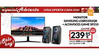 Ofertas de Adviento en GAME: Monitor 4K Samsung 28" + Altavoces GAME SP210 por 239 euros