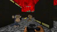 Este mod de DOOM nos anima a 'robar' los famosos NFT de monos con una cámara