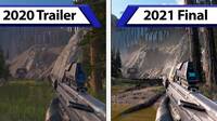 Comparan los gráficos del gameplay de Halo Infinite en 2020 con la versión final