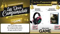 Despide el 2024 con las 12 campanadas de GAME, con dos grandes descuentos cada da hasta el 31 de diciembre