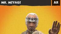 El señor Miyagi se muestra en Reality Fighters